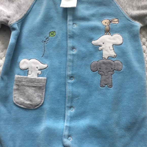 Adorable soft Elephant FOOTSIE NWOT 3/6 month - Picture 3 of 5